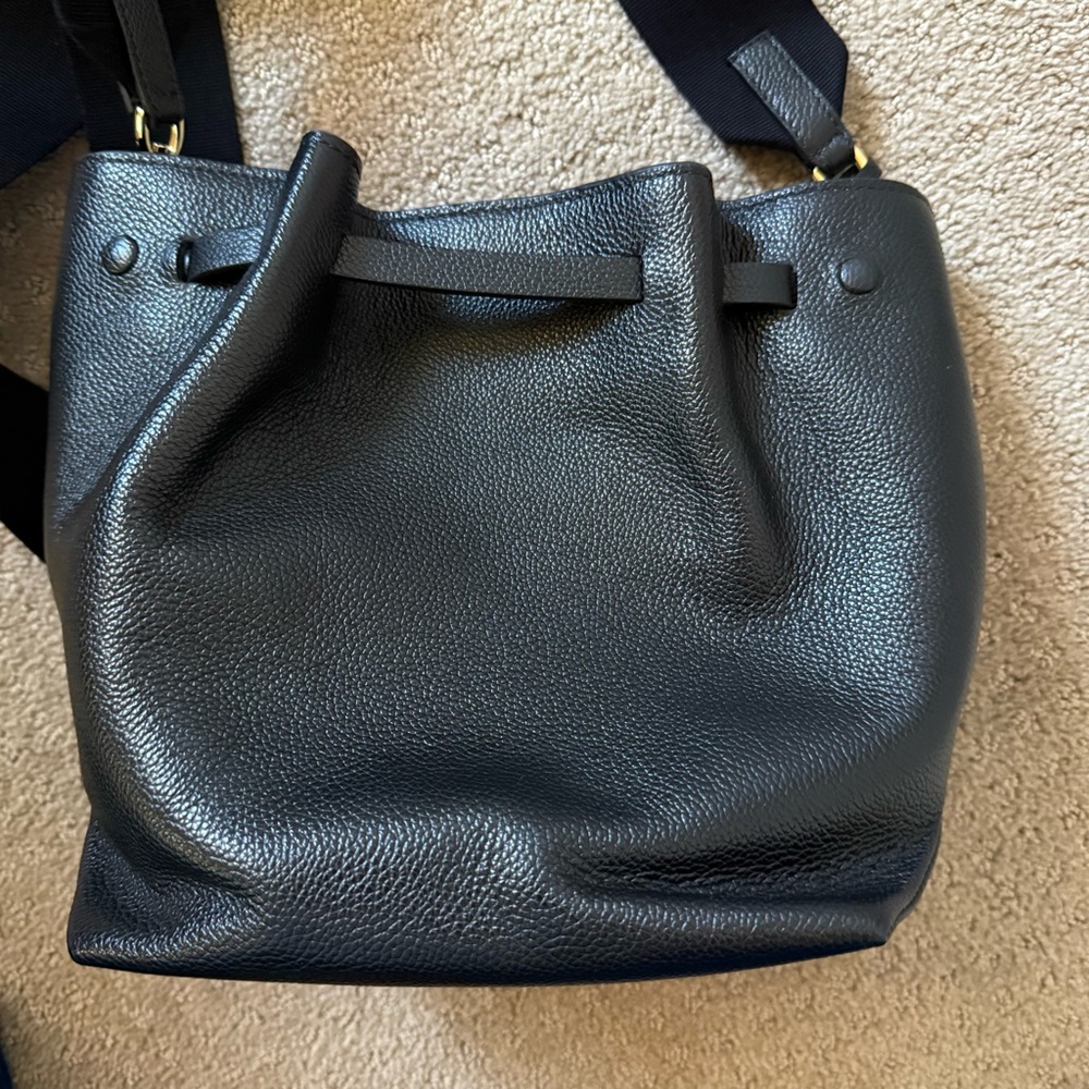 DeMellier  New York Leather Bucket Bag in Black Leather, Gold Hardware - Picture 8 of 16